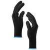 vidaXL Gants de Travail 12 pcs Noir 9 / l Polyester