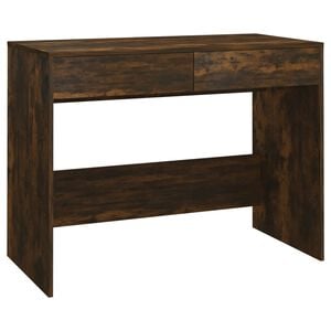 vidaXL Bureau Ch&ecirc;ne fum&eacute; 101x50x76,5 cm Agglom&eacute;r&eacute;