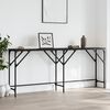 vidaXL Table console noir 180x29x75 cm bois d'ing&eacute;nierie