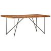 vidaXL Table &agrave; manger 180x90x76 cm Bois d'acacia massif