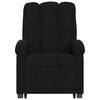 vidaXL Fauteuil de massage inclinable Noir Tissu