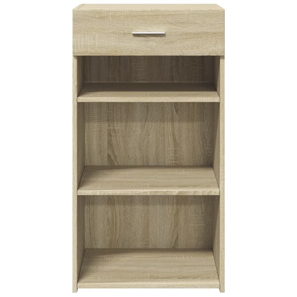 vidaXL Buffet ch&ecirc;ne sonoma 50x42,5x93 cm bois d'ing&eacute;nierie