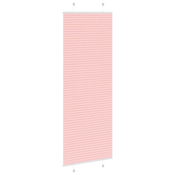 vidaXL Store plissé rose 75x200 cm largeur du tissu 74,4 cm polyester