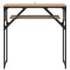 vidaXL TableConsole Ch&ecirc;ne artisanal 75x30x75cm Bois d'ing&eacute;nierie
