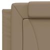 vidaXL Cadre de lit Viana sans matelas cappuccino 100x200 cm similicuir
