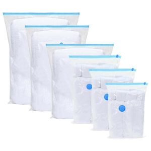 vidaXL Sacs de rangement 5 pc Transparent et Bleu 60 x 40 cm
