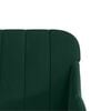 vidaXL Banc Vert fonc&eacute; 110x76x80 cm Velours