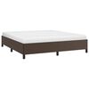 vidaXL Cadre de lit sans matelas marron 160x200 cm similicuir