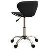 vidaXL Chaise de bureau Noir Similicuir