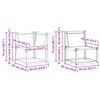 vidaXL Ensemble de canap&eacute;s d'ext&eacute;rieur 8 pcs Naturel et Beige