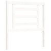vidaXL Cadre de lit sans matelas blanc bois de pin massif