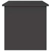 vidaXL Bo&icirc;te de Rangement Ext&eacute;rieure Noir 55 x 50,5 x 50 cm Acier