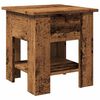 vidaXL Table basse vieux bois 40x40x42 cm bois d'ing&eacute;nierie