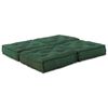 vidaXL Canapé modulaire 2 pcs Vert 140 x 70 x 36 cm tissu