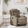vidaXL Fauteuil inclinable &eacute;lectrique Cappuccino Similicuir