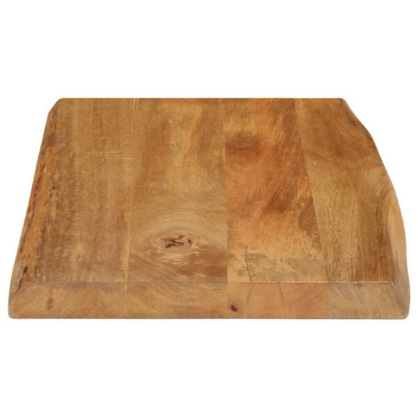 vidaXL Dessus de table 70x40x2,5 cm bord vivant bois massif manguier