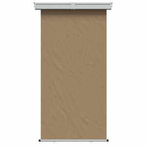 vidaXL Store lat&eacute;ral de balcon 100% polyester fer acier