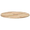 vidaXL Dessus de table rond Ø90x2 cm bois massif d'acacia