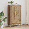 vidaXL Haut Armoire avec tiroir Ch&ecirc;ne artisanal 69,5 x 31 x 115 cm