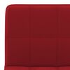 vidaXL Chaise pivotante de salle &agrave; manger Rouge bordeaux Velours