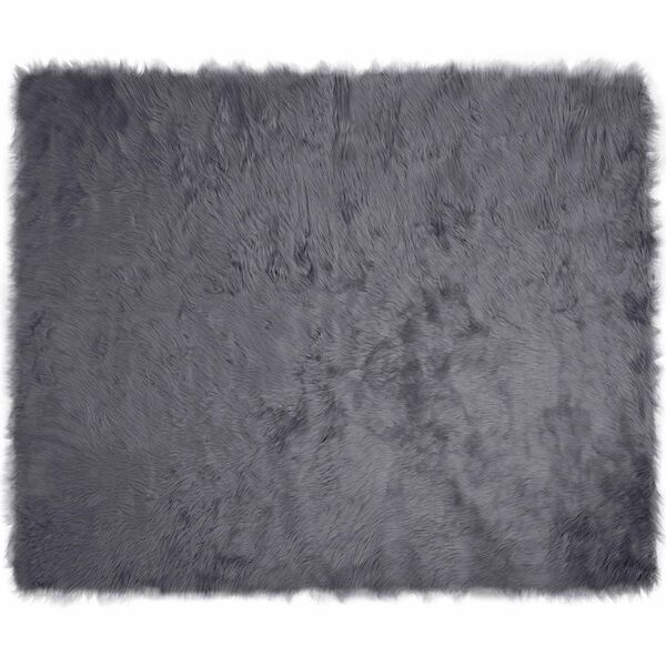 vidaXL Tapis en fausse Tafalla Anthracite 200 x 280 cm Polyester
