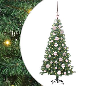vidaXL Sapin de No&euml;l avec 150 LED avec support Vert 120 cm PVC