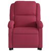 vidaXL Fauteuil de massage inclinable Rouge bordeaux Velours