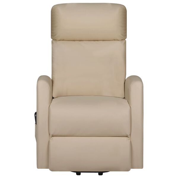 vidaXL Fauteuil Cappuccino Similicuir