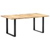 vidaXL Table de salle &agrave; manger 180x90x76 cm bois de manguier massif