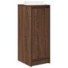 vidaXL Armoire &agrave; chaussures ch&ecirc;ne marron 29,5x34x76 cm bois ing&eacute;nierie