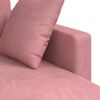 vidaXL Canap&eacute; Rose Dimensions globales: 198 x 134 x 80 cm (l x P x H)