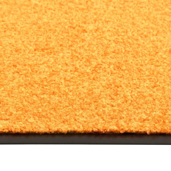 vidaXL Paillasson lavable Orange 60x180 cm