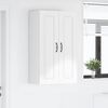 vidaXL Meuble mural de cuisine Blanc brillant 60 x 31 x 100 cm