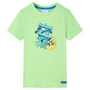 T-shirt pour enfants vert fluo 116