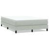 vidaXL Sommier &agrave; lattes de lit sans matelas gris clair 140x220cm