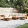 vidaXL Salon de jardin avec coussins 9 pcs bois massif d'acacia