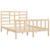 vidaXL Cadre de lit sans matelas 150x200 cm bois massif
