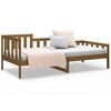 vidaXL Lit de jour sans matelas marron miel 90x190 cm bois pin massif