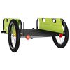 vidaXL Remorque de vélo vert tissu oxford et fer