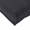 vidaXL Coussin Noir 110 x 40 x 8 cm Tissu Oxford