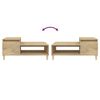 vidaXL Table basse Chêne sonoma 100x50x45 cm Bois d'ingénierie