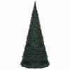 vidaXL Sapin de No&euml;l artificiel pr&eacute;-&eacute;clair&eacute; avec guirlandes vert 210cm