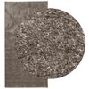 vidaXL Tapis ISTAN à poils longs aspect brillant gris 100x200 cm