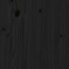 vidaXL Lit de jour sans matelas noir 75x190 cm bois de pin massif