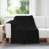 vidaXL Couvertures &agrave; jeter 6 pcs Noir 200 x 150 cm Toison