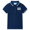 Polo pour enfants bleu marine 128