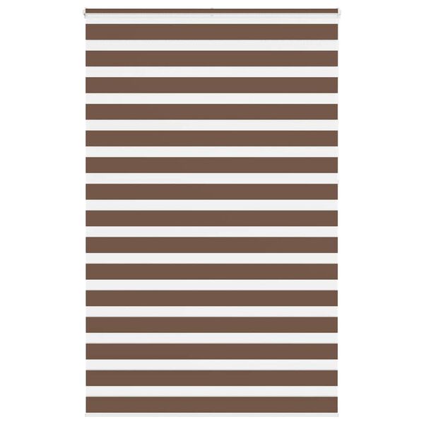 vidaXL Store z&egrave;bre marron 140x230cm largeur du tissu 135,9cm polyester