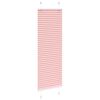vidaXL Store pliss&eacute; rose 45x100 cm largeur du tissu 44,4 cm polyester