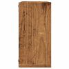 vidaXL &Eacute;tag&egrave;res cube murales 2 pcs vieux bois 30x15x30 cm