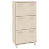 vidaXL Armoire &agrave; chaussures HAMAR Marron miel 59,5x35x117cm Pin massif